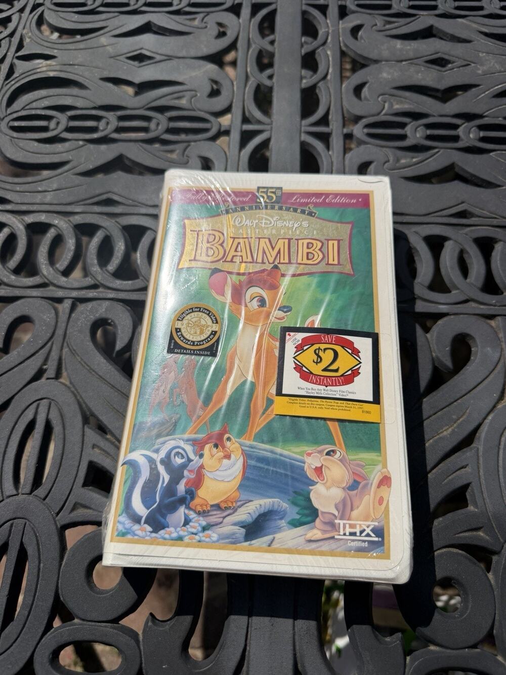 Walt Disney’s Masterpiece Bambi 55th Anniversary, Limited Edition (1997, VHS)